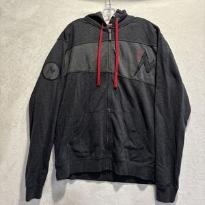 Marmot Men's Size Large Full Zip-Up Long Sleeve Hoodie Hooded Sweatshirt Gray